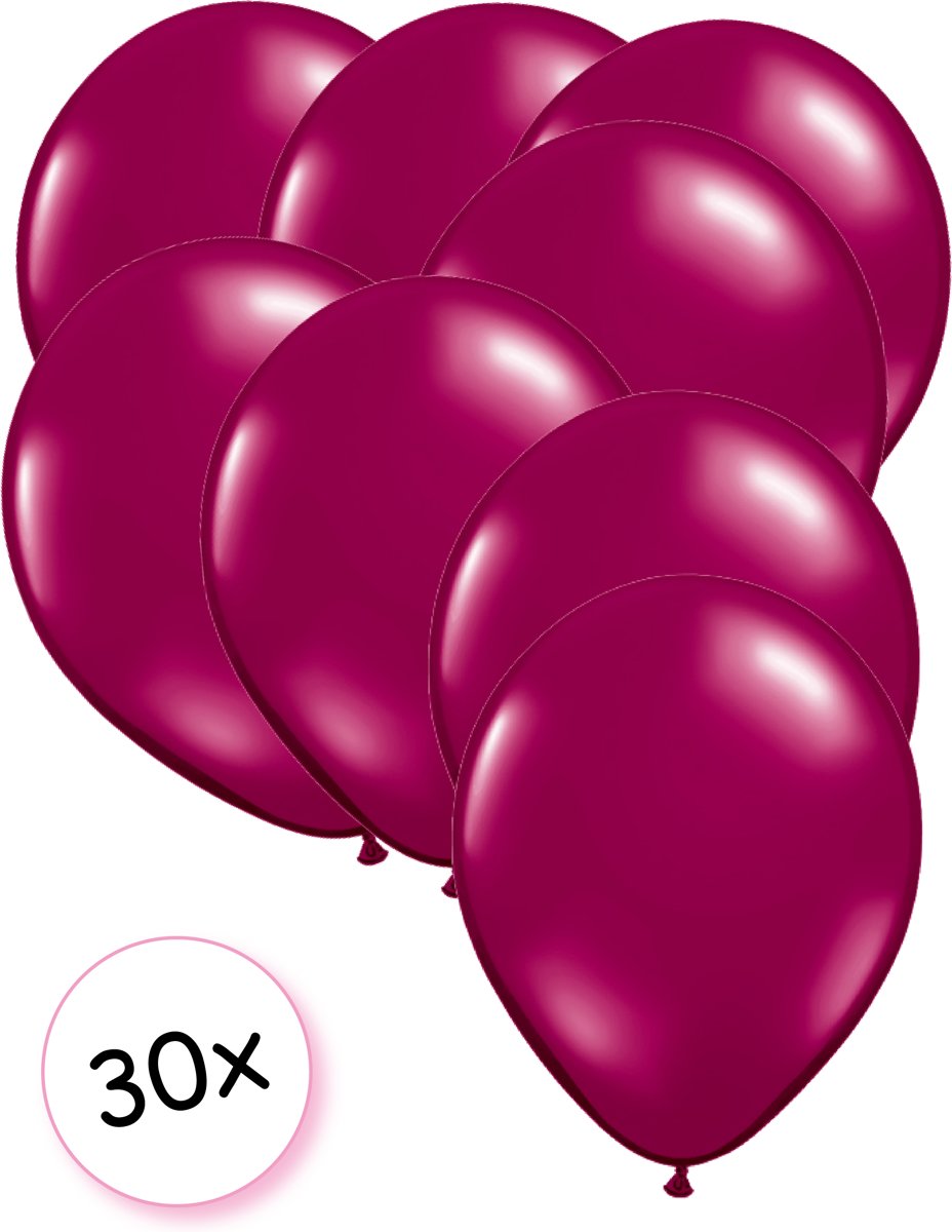 Ballonnen Fuchsia 30 stuks 27 cm